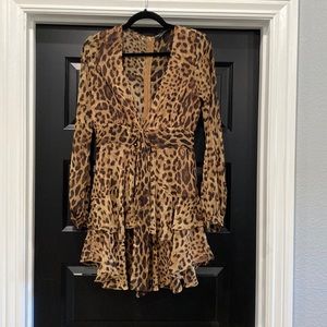 Leopard dress, Size-Medium, Brand-Storia